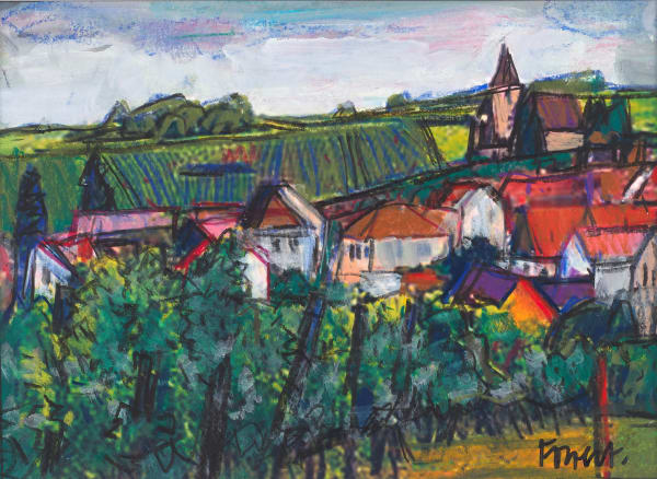 Hot Roofs, Burgundy, 2022 Archie Forrest