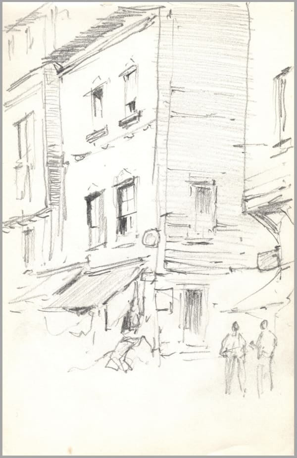 Untitled sketchbook drawing, 5 Edward Seago