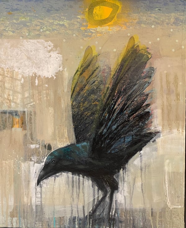 Foggy Day Visitor, 2021 Tom Wood