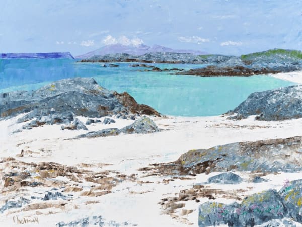 Frances Macdonald, 5. Rhum and Eigg from Morar, 2025