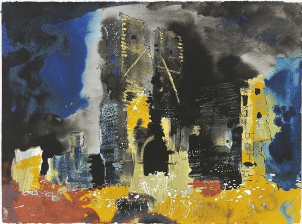 John Piper, Ruined Church, Bawsey, 1982