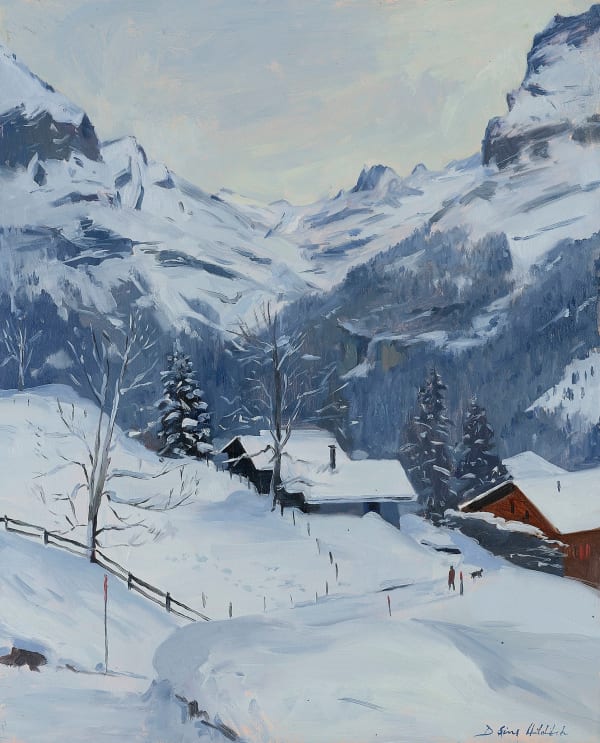 A Winter's Walk, Switzerland Daisy Sims Hilditch