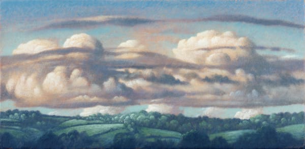 Towering Cumulus over the Poldens, 2024 James Lynch