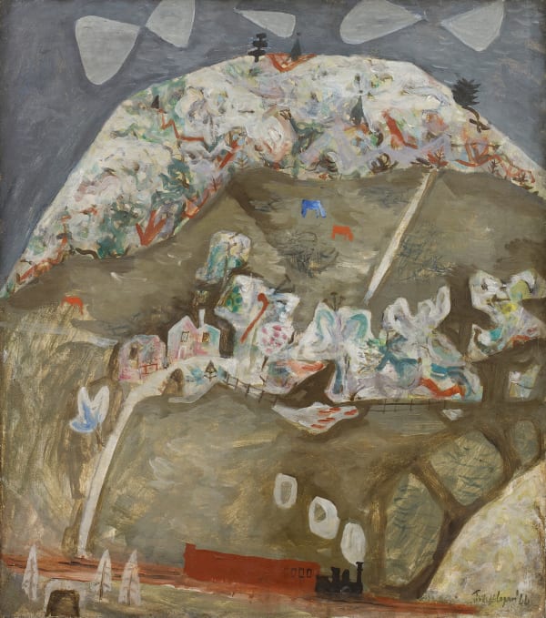 Julian Trevelyan, Hill Farm, 1944