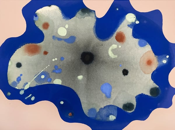 Marianna Stuhr, Pink blue abstract thought, 2024