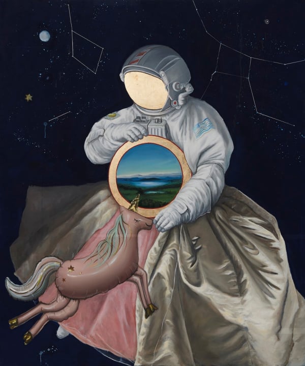 Julia Curylo, Astronaut in a dress, 2023