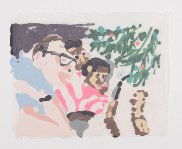 Melissa Joseph Me and Bap with the Christmas train, 2021