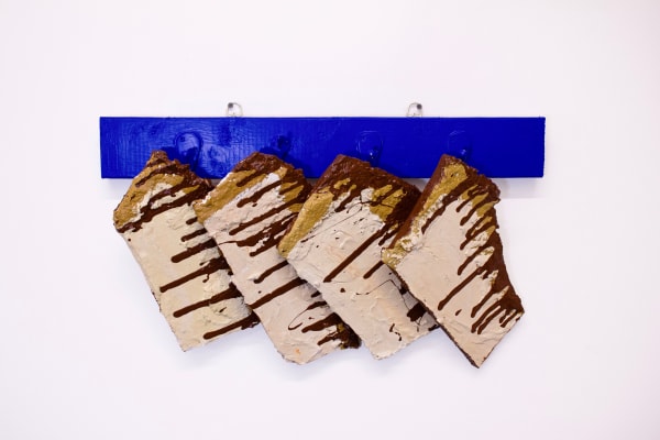 Reniel Del Rosario Sturtevant Store Object: Four Flat Pies in a Row, 2023