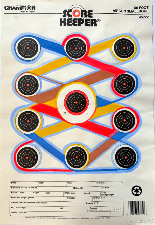 Crystalle Lacouture MAMA Drawing #100, 2023