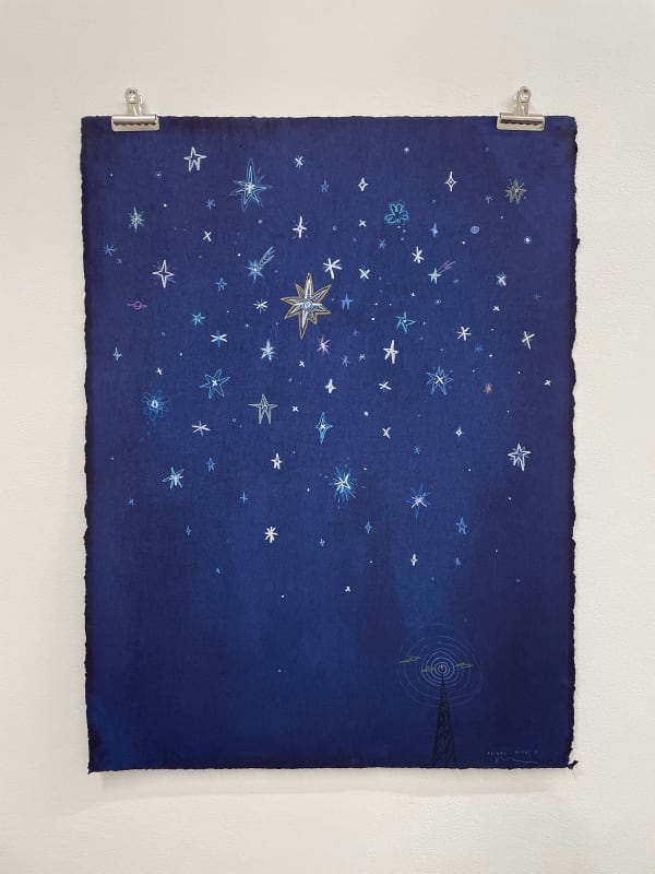 Oliver Jeffers Floral Night #1, 2022