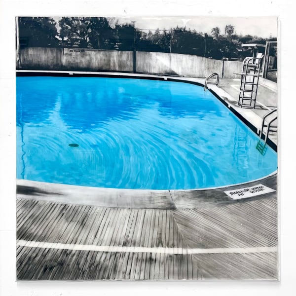 Bryce Delplanque, Lot Swimming Pool, 2025