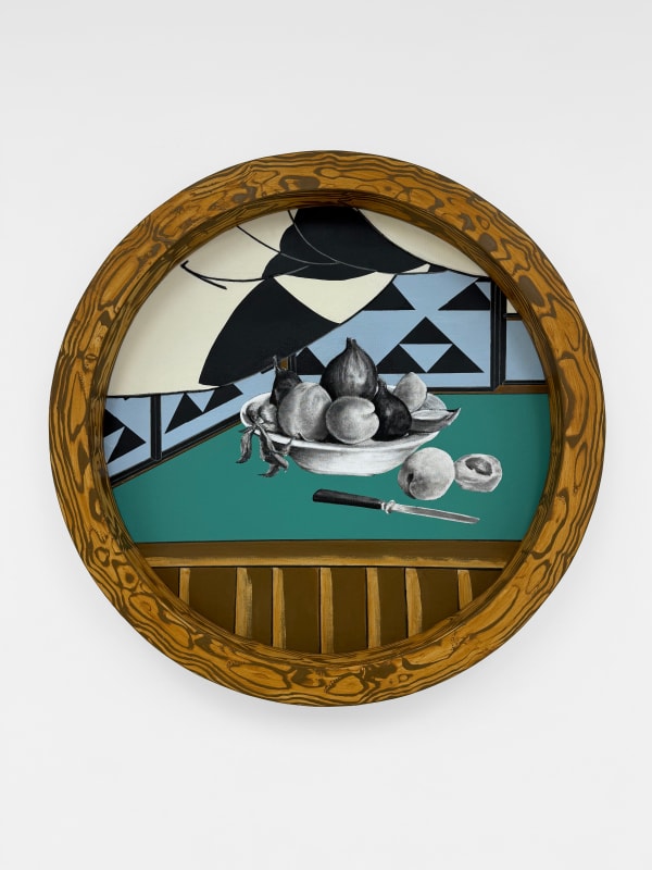 Bryce Delplanque, Peephole with Apricot, 2025