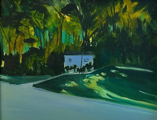 Charlotte Brisland, Light in Viridian, 2024