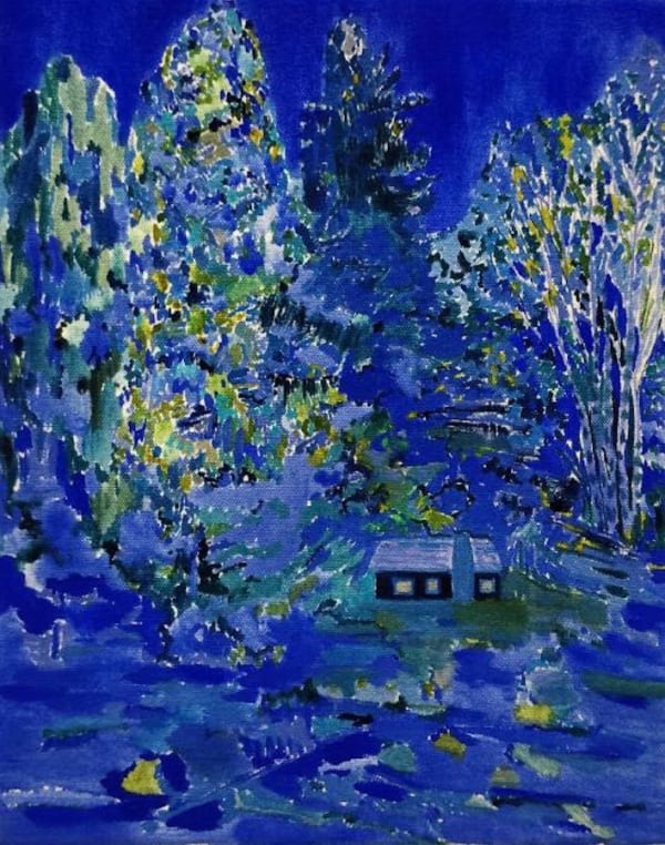 Charlotte Brisland, Little Blue House, 2024