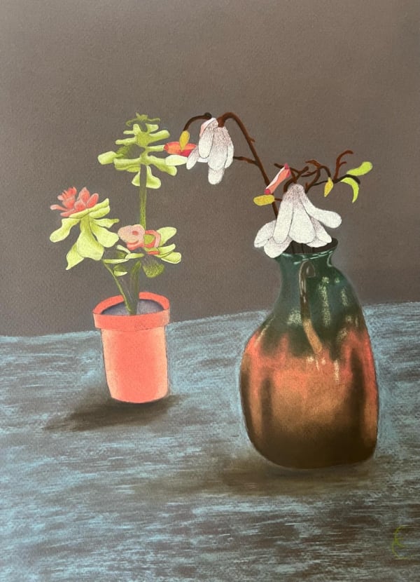 Cecilia Caulder, Succulent and Magnolia, 2023