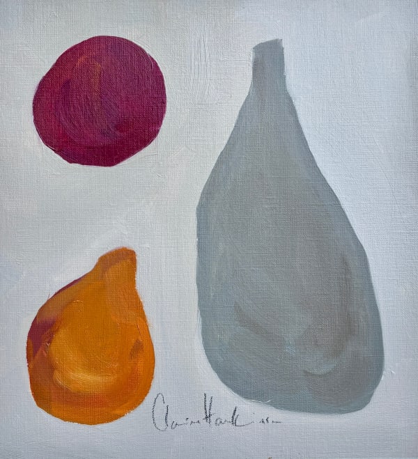 Claire Hankinson, Papaya and Plum, 2025