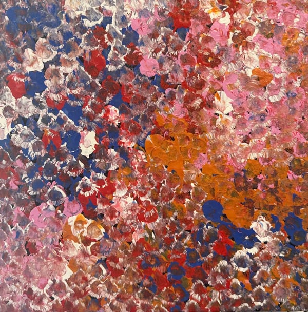 Aboriginal Art, Belinda Golder Kngwarreye - Bush Plum Dreaming