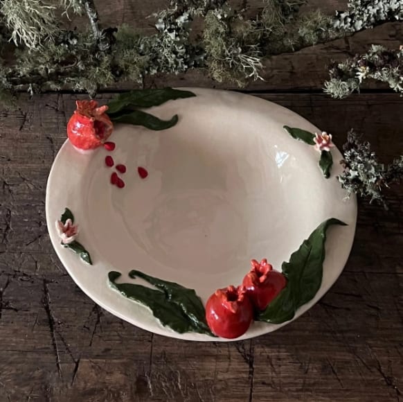 Octavia Charlesworth, Pomegranate Fruit Bowl, 2025