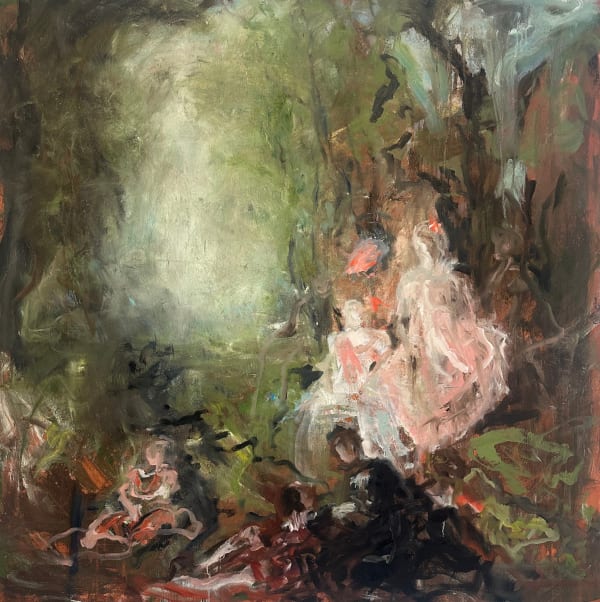 Monika Schwarzová, After Watteau IV, 2025