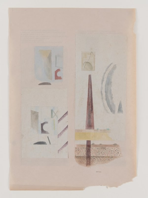 Shreyas Karle Manipulated Resurrection, 2023 Watercolor On Paper 17 x 11.75 inches