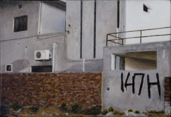 Risham Syed Untitled Lahore Series #5, 2010 Acrylic on board on canvas 4 x 6 inches