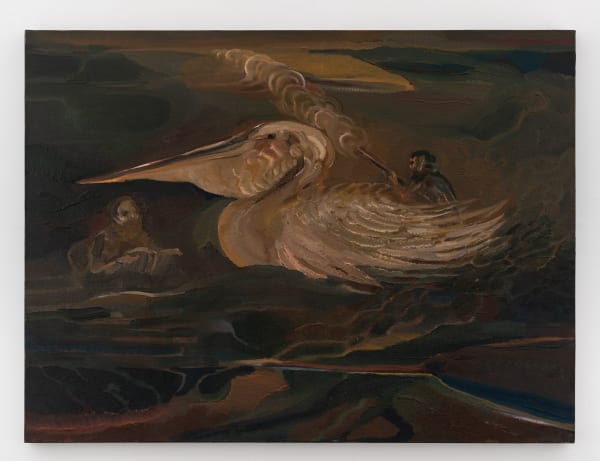 Amitesh Shrivastava Listener, 2021 Oil On Canvas 36 x 48 inches