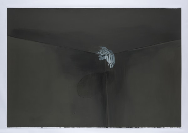 Prajakta Potnis 3:47 am , 2024 Acrylic and Gouache on Archival Paper 30 x 40 inches