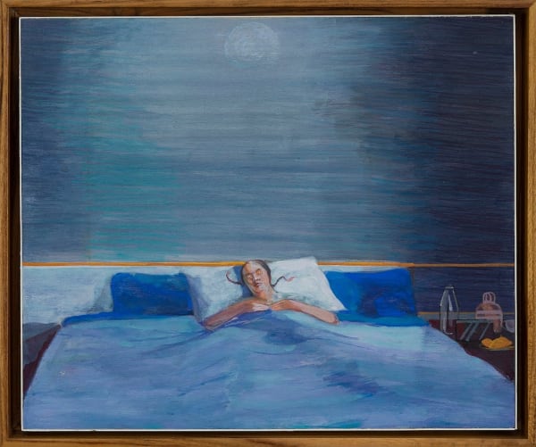 Mahesh Baliga First Day, 2021 Casein On Board 10 x 12 inches