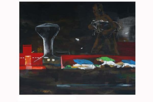 Mahesh Baliga Chor, 2008 Acrylic on Canvas 24 x 30 inches