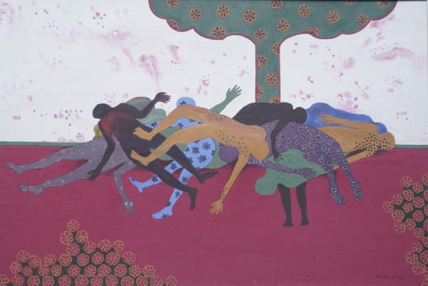 Ohida Khandakar The Way of heaven-I, 2018 Tempera on Wasli Board 18 x 26 inches