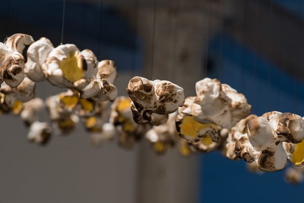 Pae White Popstellation, 2016 Japanese paper clay (185 elements) Courtesy of Pae White Studio and Kaufmann Repetto