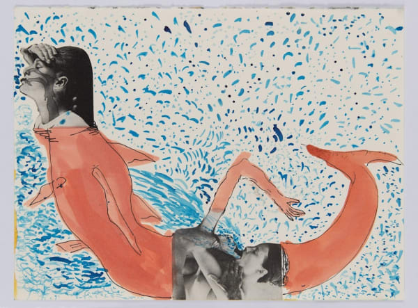 Pallavi Paul Out Of Date 1, 2021 Water Colour And Ink On Paper 8 x 10.8 inches