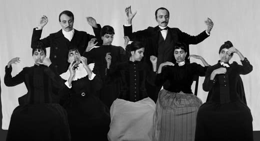 Tejal Shah Group Catalepsy or The Ship of Fools, 2007 - 09 Archival b/w digital print on fine art paper 50 x 91.7 inches