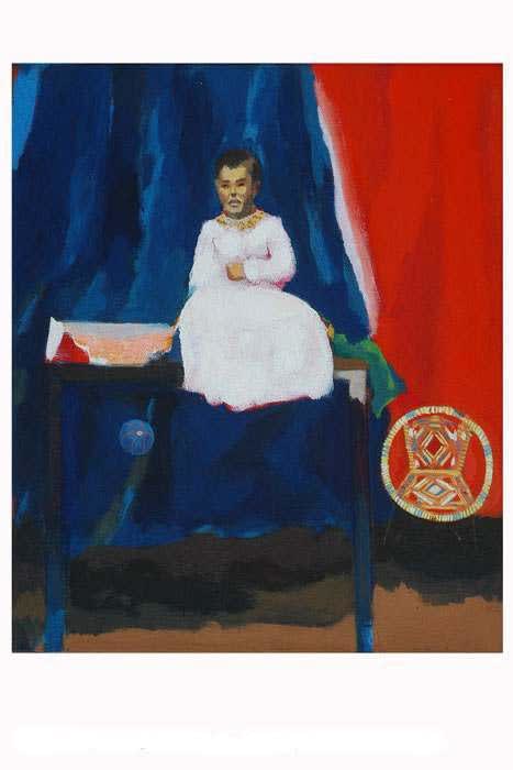 Mahesh Baliga Unknown Painting series , 2008 Acrylic on Canvas 12 x 10 inches