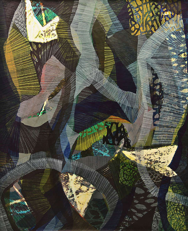 Sandeep Mukherjee Untitled (Tear 5), 2014 Acrylic ink on Duralene 72 x 60 inches