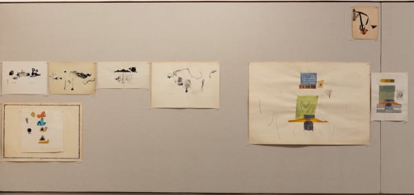 Shreyas Karle Exit Only, No Exit/No Entry, Entry Only, Panel D , 8 Paintings, 2023 Mixed Media Variable