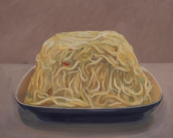 Mahesh Baliga Leftover, 2023 Casein Tempera On Linen 16.5 x 21 inches