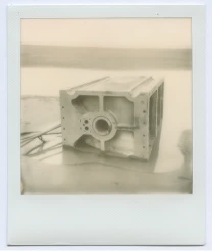 Shumon When dead ships travel 17, 2015 Original polaroid print 4.25 x 3.25 inches
