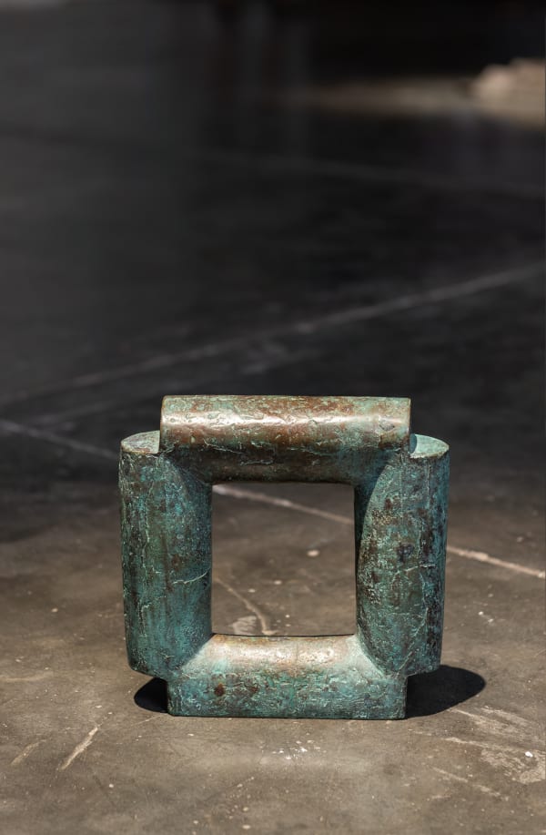 Sushen Ghosh Within and Without, 1975-80 Bronze 9 x 9 x 2 inches