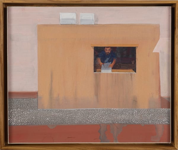 Mahesh Baliga Cropping, 2021 Casein on board 10 x 12 inches