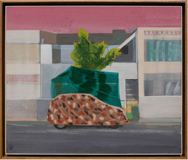 Mahesh Baliga Undercover, 2021 Casein on board 10 x 12 inches