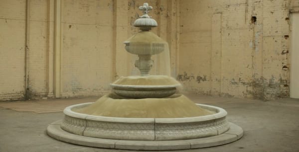 Klaus Weber Sandfountain, 2012 Video on loop Courtesy of the artist
