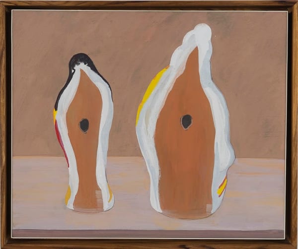 Mahesh Baliga Return, 2021 Casein On Board 10 x 12 inches