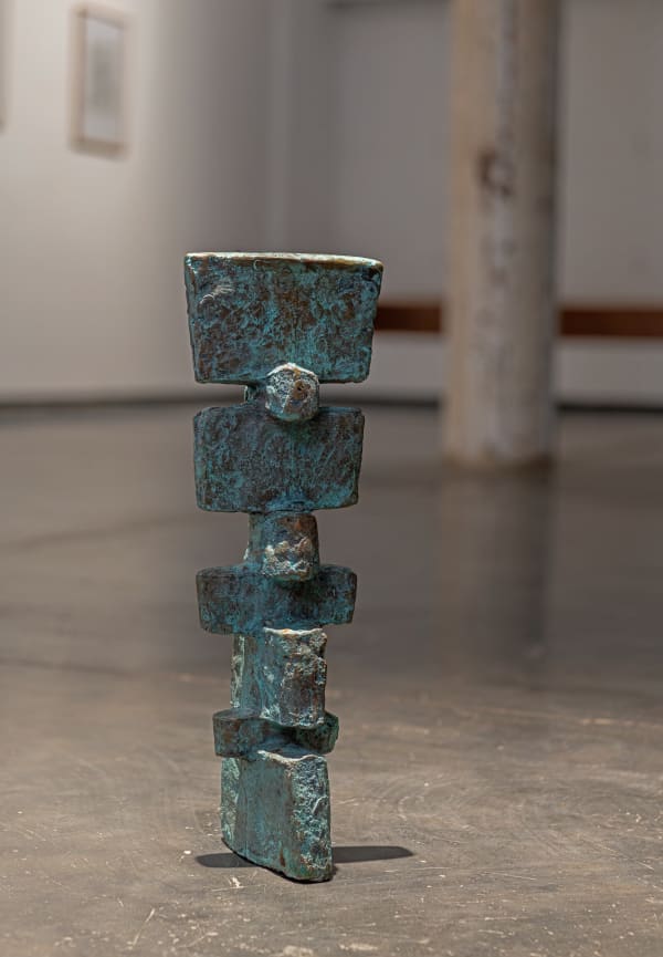 Sushen Ghosh Up and Down, 1994 Bronze 16 x 5 x 5 inches