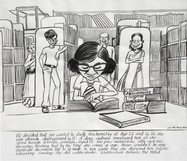 Sarnath Banerjee Precocious Ink on paper 14 x 16 inches