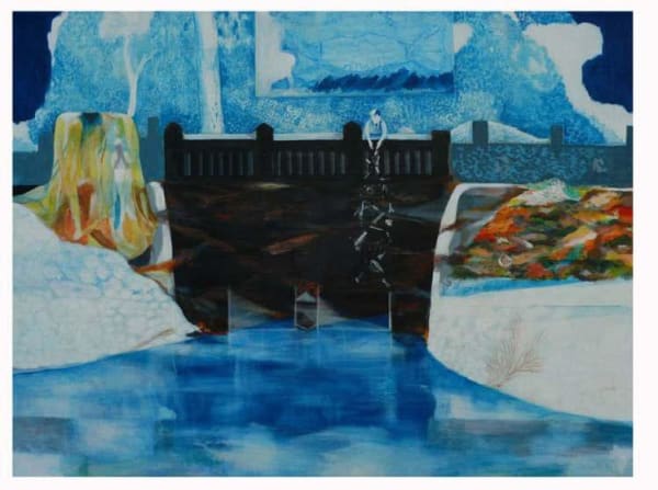 Mahesh Baliga Poison river, 2008 Acrylic on Canvas 45 x 60 inches