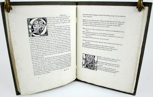 Three Letters from Robert Louis Stevenson. Interior page.