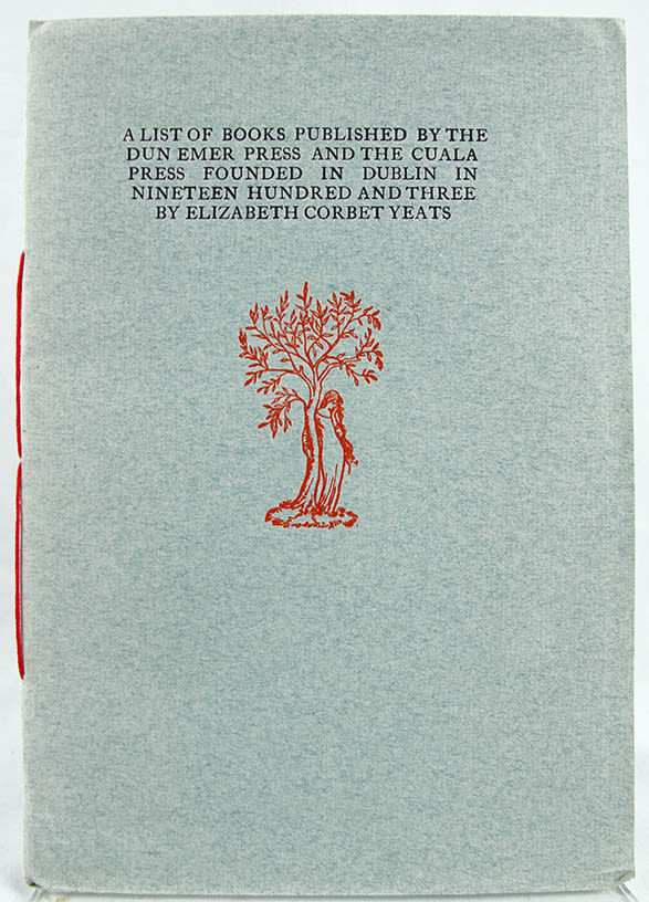 A List of Books Published by the Dun Emer Press and the Cuala Press. Front cover