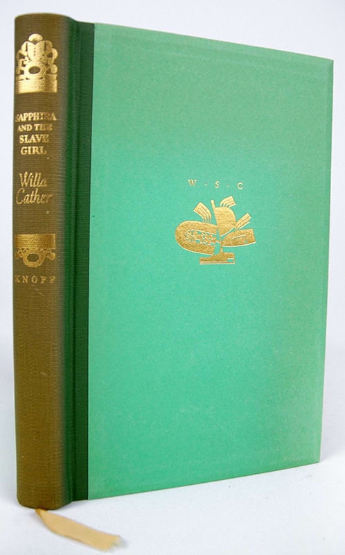 Willa Cather, Sapphira and the Slave Girl, 1940