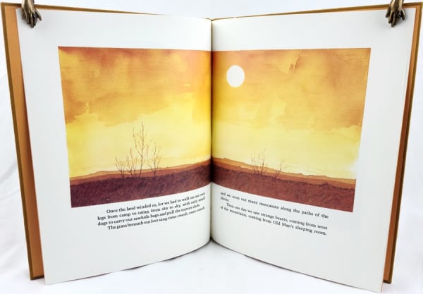 Sky Dogs. Illustrated spread